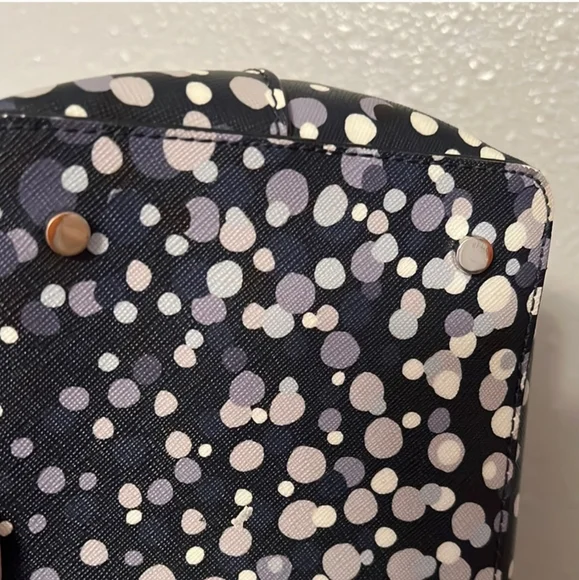 Kate Spade Maize Soiree  Dot Satchel/ Crossbody/ - Picture 6 of 8